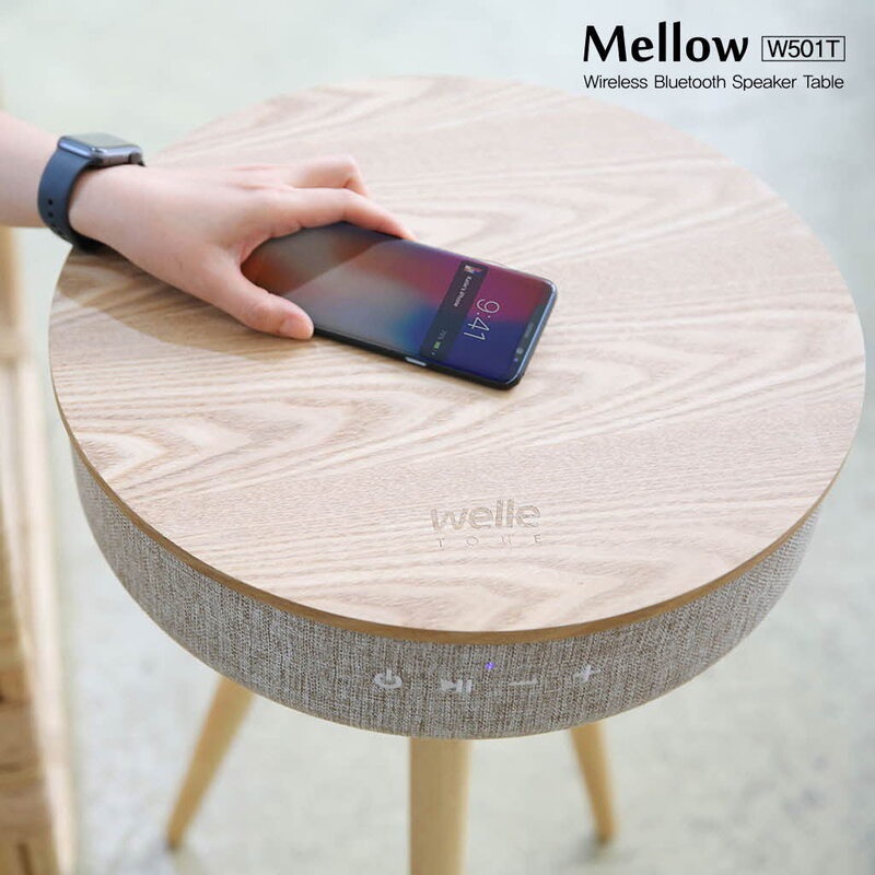 【訳あり アウトレット】Welle 360°Bluetoothテーブル型スピーカー Mellow W501T