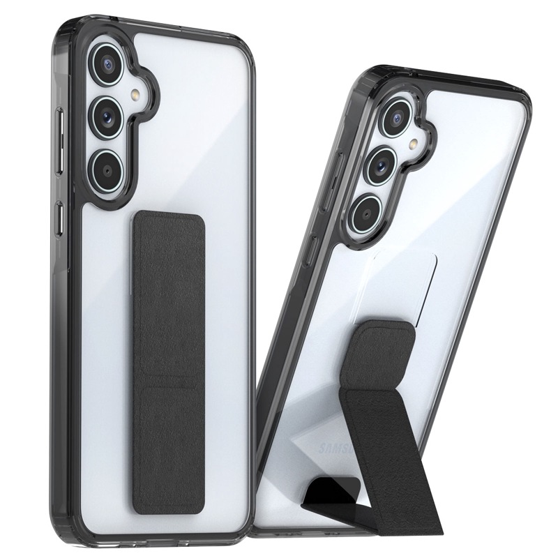 [Galaxy A55 5G対応] DUPLE S スマホケース クリアブラック