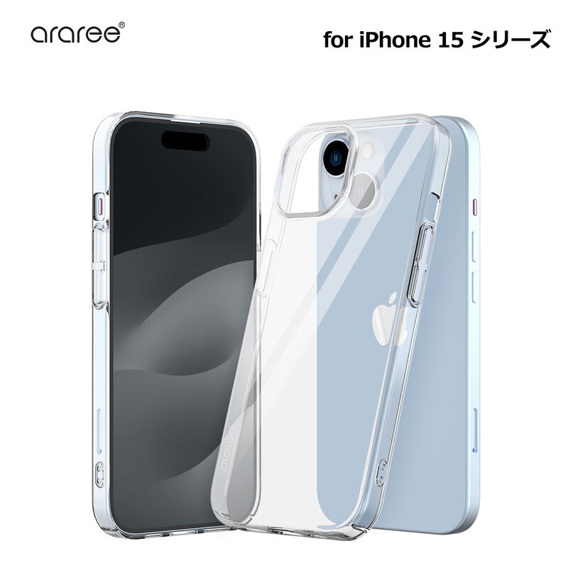 【訳あり アウトレット】[ iPhone 15 / 15 Pro / 15 Pro Max / 15 Plus 用] Nukin ハードクリアケース 透明 スマホケース カバー