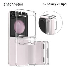 【訳あり アウトレット】Galaxy Z Flip5 クリア ケース Nukin 360 度 ヒンジまで フルカバー [SAMSUNGの公式認証品]