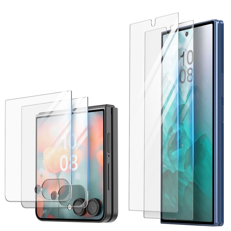 [Galaxy Z Fold7 / Flip7 / Fold6 / Flip6保護フィルム] CORE フロントディスプレイ用 強化 ガラス（2枚入り）|Galaxy Z Fold シリーズ|Andr