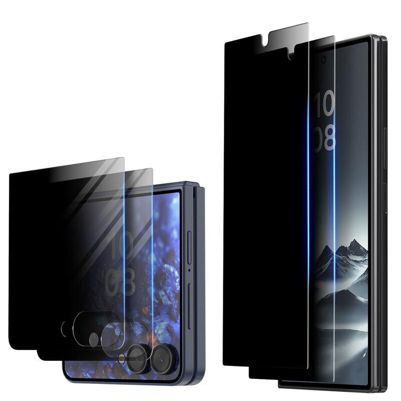 [Galaxy Z Fold8 / Flip8 / Fold7 / Flip7 / Fold6 / Flip6 保護フィルム] CORE のぞき見防止 強化 ガラスフィルム（2枚入り）
