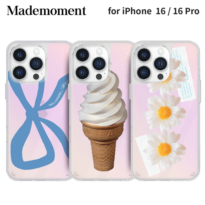 [iPhone 16 / 16 Pro 用] グロッシーミラーケース 背面カバー