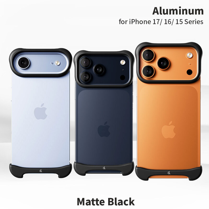 [ iPhone 16 Pro / 16 Pro Max 用] アルミ・マットブラック バンパー ケース | アークパルス|Arc|ブランド