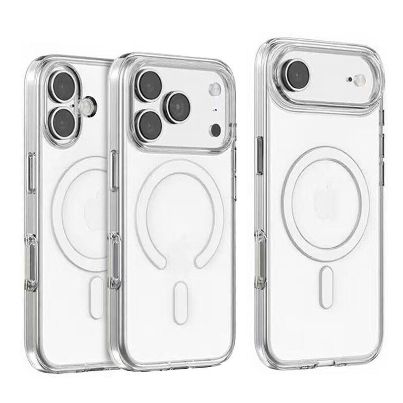 [ iPhone 17 / iPhone Air / 17 Pro 用] MagSafe対応 CLEAR CASE 透明 クリア 背面カバー UVコーティング変色しにくい for iPhone 16 