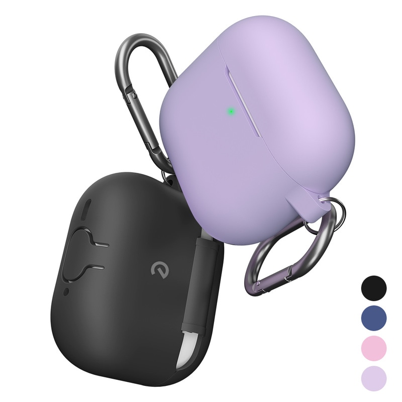 AirPods Pro 3 / AirPods 4 シリコンケース Elevate（ストラップホールとカラビナ付き）|KeyBudz|ブランド