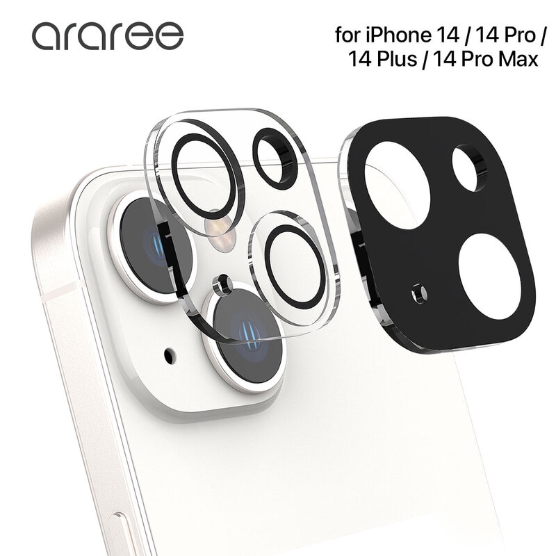 【訳あり アウトレット】 araree [ iPhone 14 / 14 Plus / 14 Pro / 14 Pro Max ] C-SUB CORE カメラ専用強化ガラスフィルム
