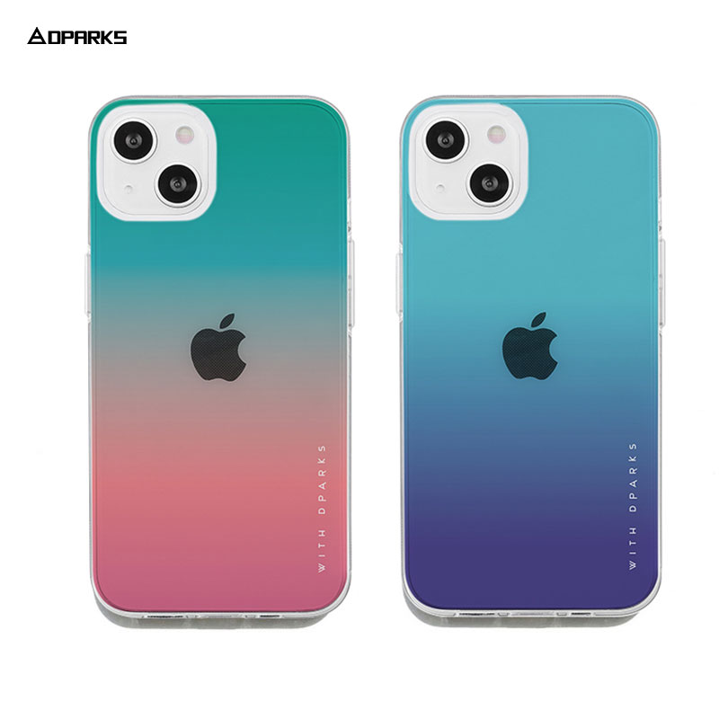 【訳あり アウトレット】 iPhone 13 Pro ケース ソフト クリア バックカバー Dparks グラデーション iPhone 13 / 13 Pro / iPhone 13 mini 背面カバー型 アイフォンケース