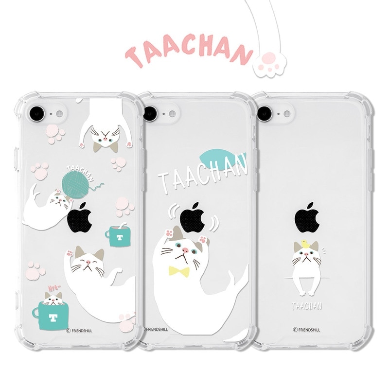 【訳あり アウトレット】 iPhone SE3 ケース カバー abbiFRIENDS ターチャン ハイブリッドケース iPhone SE (第3/2世代)、、iPhone 8 / 7