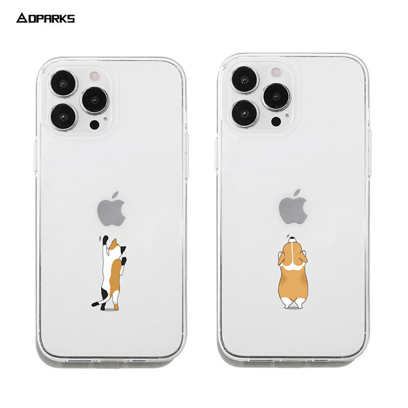 【訳あり アウトレット】 iPhone 13 Pro Max ケース ソフト クリア バックカバー Dparks PET 背面カバー型 アイフォンケース