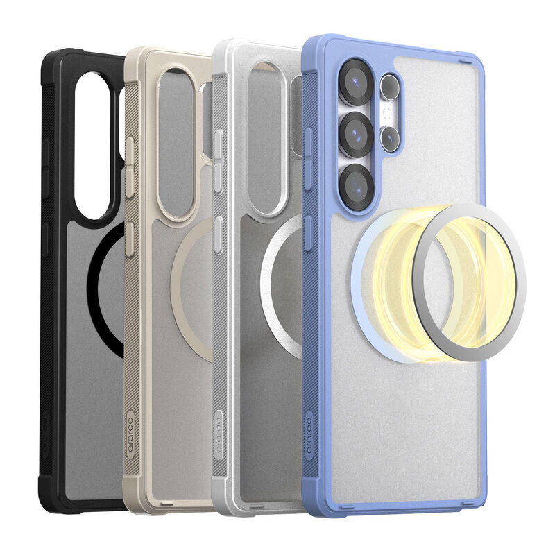 Galaxy S25 Ultra MagSafe対応 DUPLE M ARMOR 米軍MIL規格 Qi2対応 バンパー風 カバー