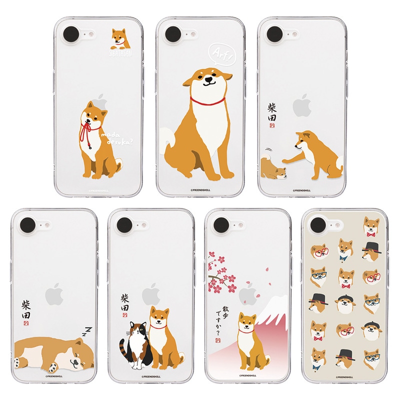 [iPhone 16e 用] しばたさんソフトクリアケース 公式ライセンス品