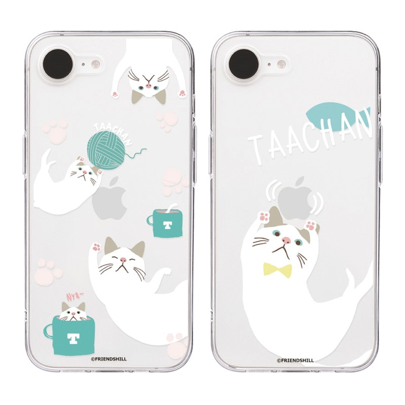 [iPhone 16e 用] ターチャン ソフトクリアケース 公式ライセンス品