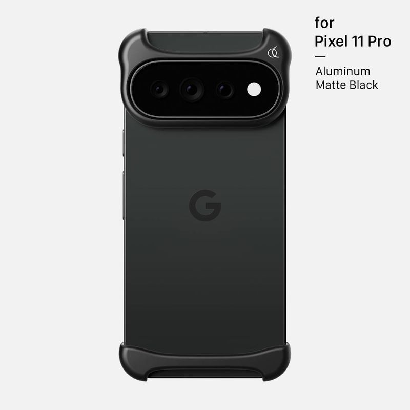 [ Google Pixel 11 Pro / 9 Pro / 9 / 9 Pro XL 用 ] アルミ・マットブラック バンパー ケース | アークパルス