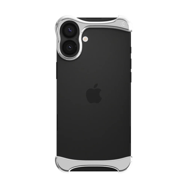 [ iPhone 16 用 ] アルミ・ミラーシルバー バンパー ケース | アークパルス|Arc|ブランド