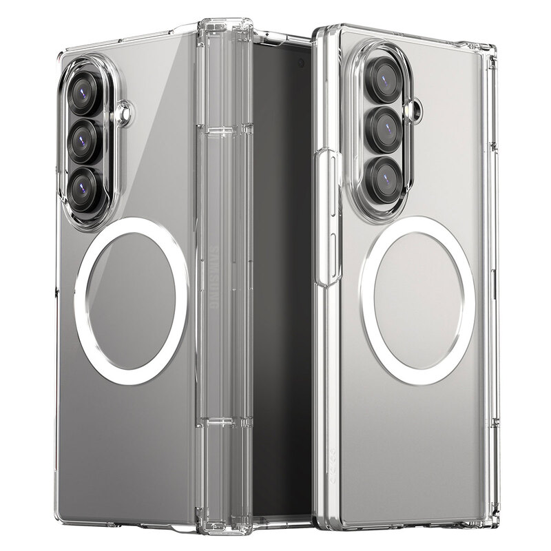 [Galaxy Z Fold7 用] MagSafe対応 Nukin 360 Ｍ フルカバー クリアケース Qi2 Ready [SAMSUNGの公式認証] ＜予約受付中＞