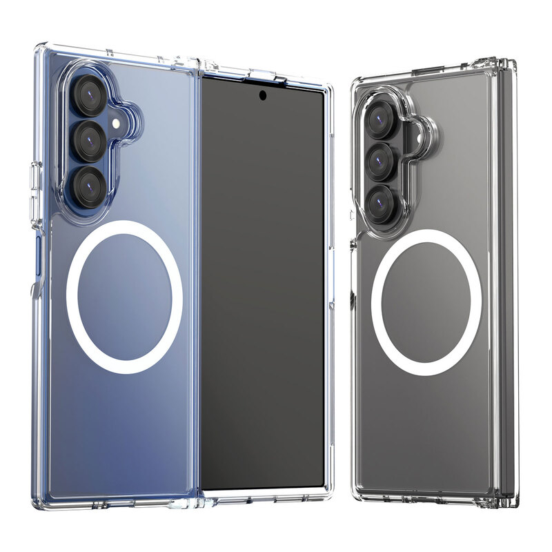 [Galaxy Z Fold7 用] MagSafe対応 Duple M 米軍MIL規格 ハイブリッドカバー クリアケース 