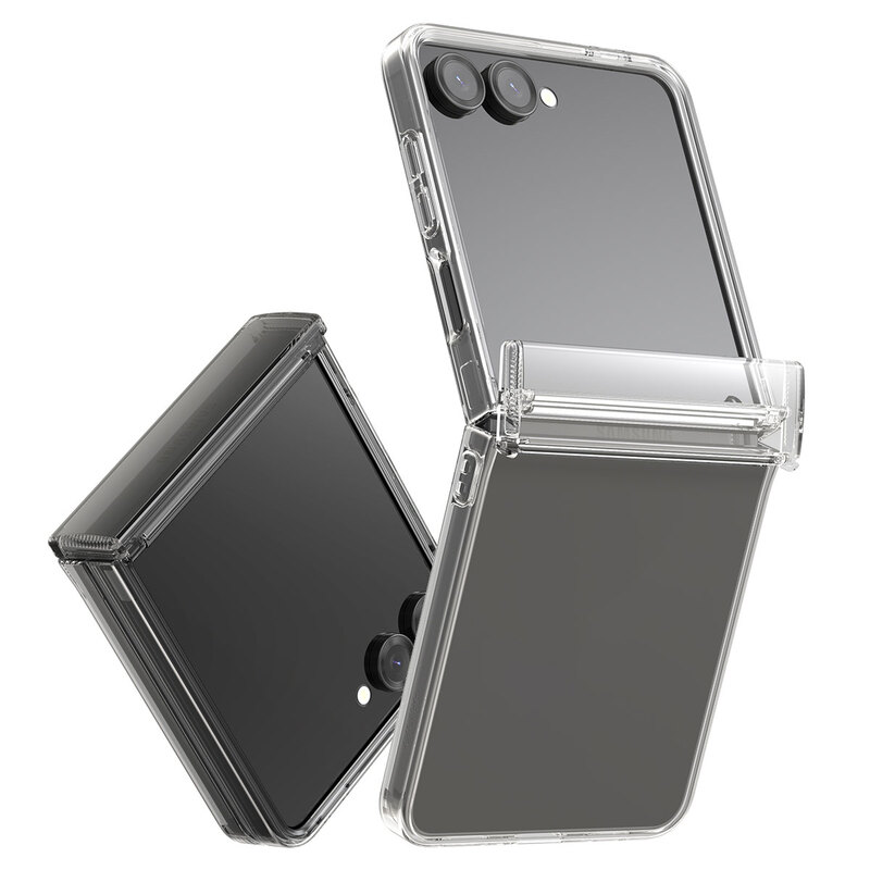 [Galaxy Z Flip7 用] DUPLE 360 ハイブリッド フルカバー クリアケース [SAMSUNGの公式認証品] ＜予約受付中＞