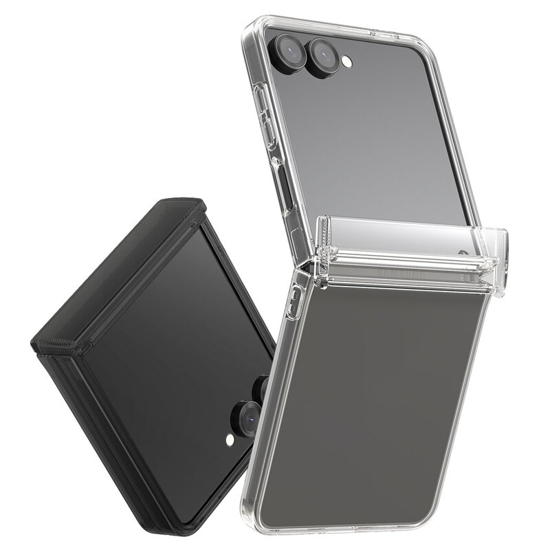 [Galaxy Z Flip7 用] DUPLE 360 ハイブリッド フルカバー クリアケース [SAMSUNGの公式認証品] ＜予約受付中＞|Galaxy Z Flip シリーズ|Android