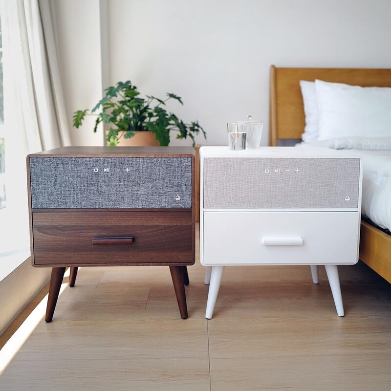 Bluetooth テーブルスピーカー OTONI [木目 インテリア ブルートゥース サイドテーブル] 
