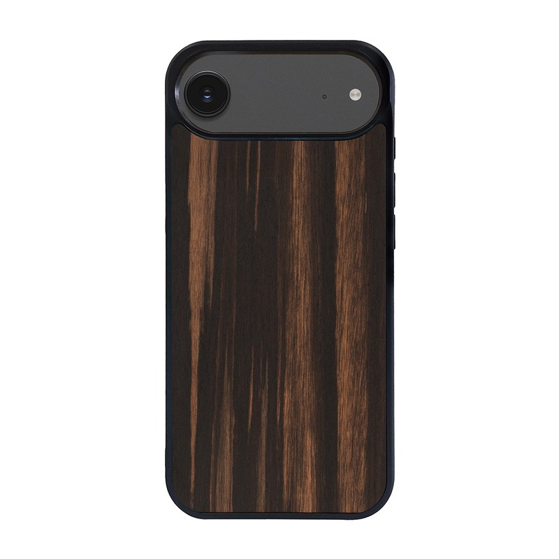 [ iPhone 17 / iPhone Air / 17 Pro 用] 天然木ケース Ebony（エボニー）木製 カバー|Man&Wood|ブランド