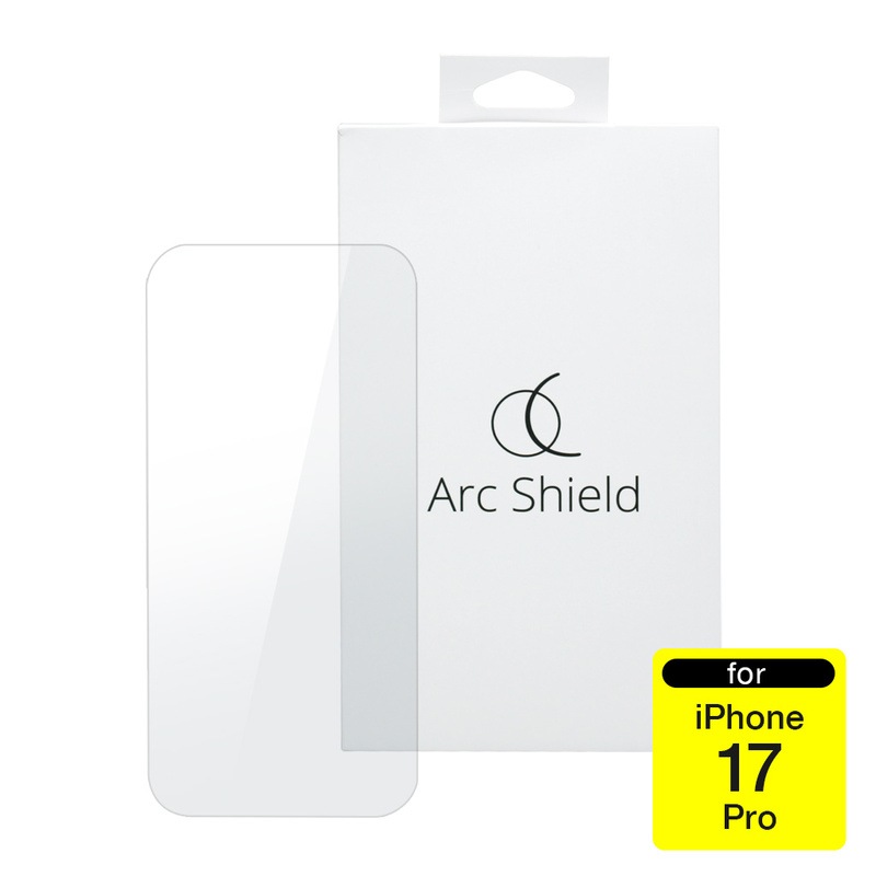 [ iPhone 17 Pro 用] Arc Shield 液晶保護 強化ガラスフィルム