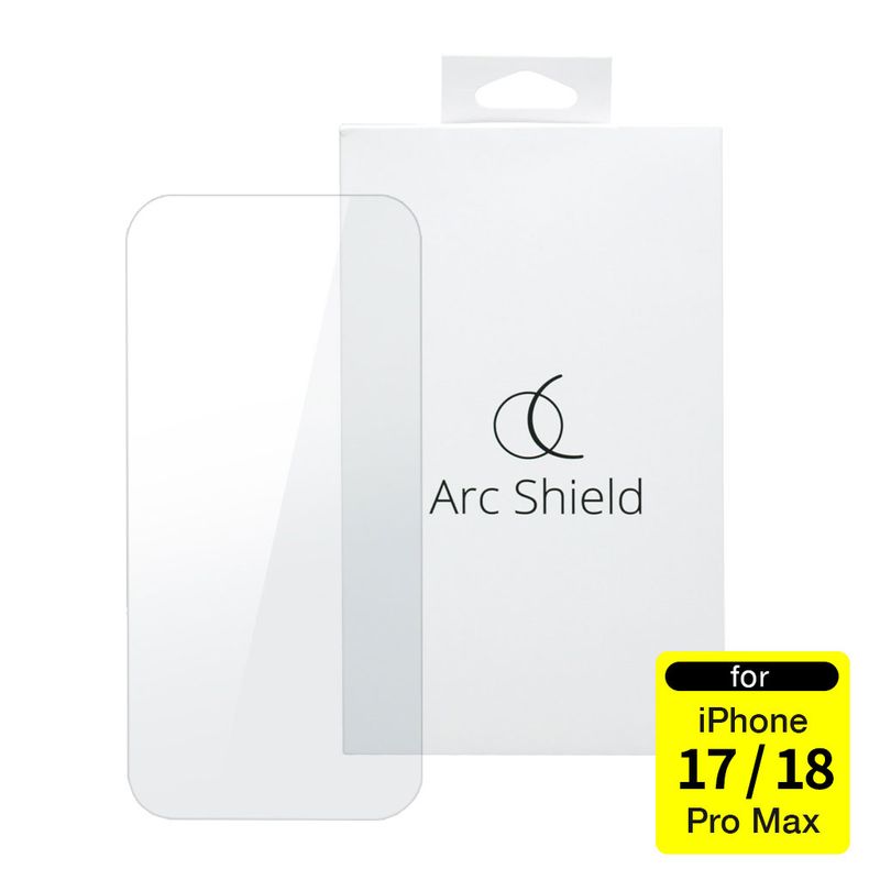 [ iPhone 18 Pro Max 用] Arc Shield 液晶保護 強化ガラスフィルム for iPhone 17 Pro Max