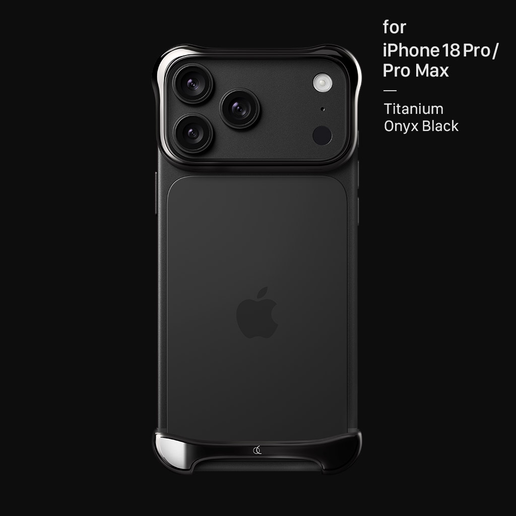 [ iPhone 18 Pro / iPhone 18 Pro Max 用] チタニウム・オニキスブラック [プレミアム] バンパー ケース | アークパルス