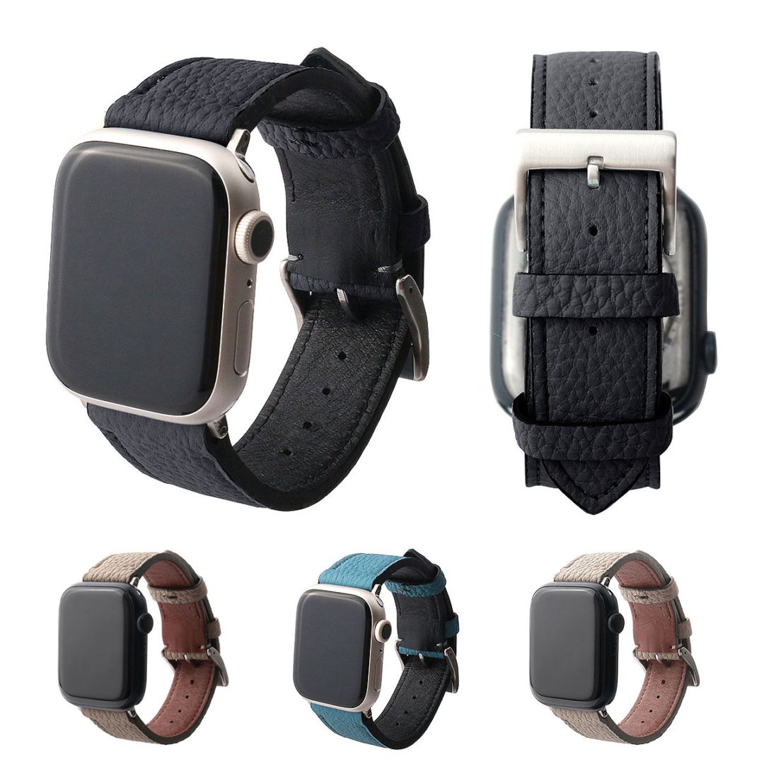 ABBI SIGNATURE アップルウォッチ対応 本革 交換ベルト シュランケン