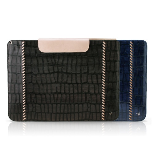 【iPAD2 / GalaxyTab 10.1 LTE】ZENUS Prestige Italian Hand Stitch Pouch