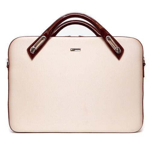 ＼70％OFF／PCバッグ・ブリーフケース ミッシェル・サテンブリーフケース M (15.4インチ) ベージュ