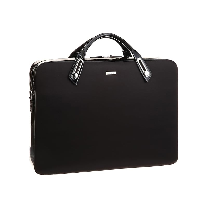 abbi PCバッグ ミッシェル・サテンブリーフケース L Black