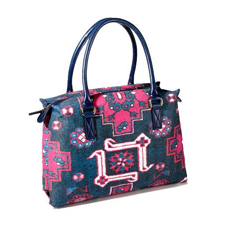 PCバッグ レディース Ottoman-Rabat（オットマン-ラバト） 手織物風 プリント おしゃれバッグ レディースバッグ かわいい 女性 レディース 通勤 アビィーニューヨーク おしゃれ pc バッグ 女性用 新生活