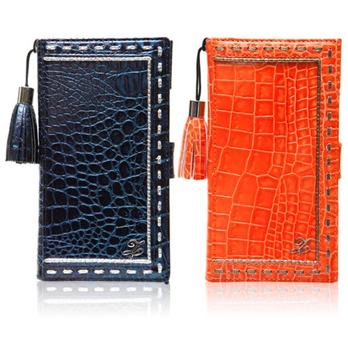 【Xperia Z SO-02E】ケース ZENUS Prestige Prima Croco Diaryプレステージ プリマ クロコ ダイアリー [本革!カードポケット,ストラップホール有り!]