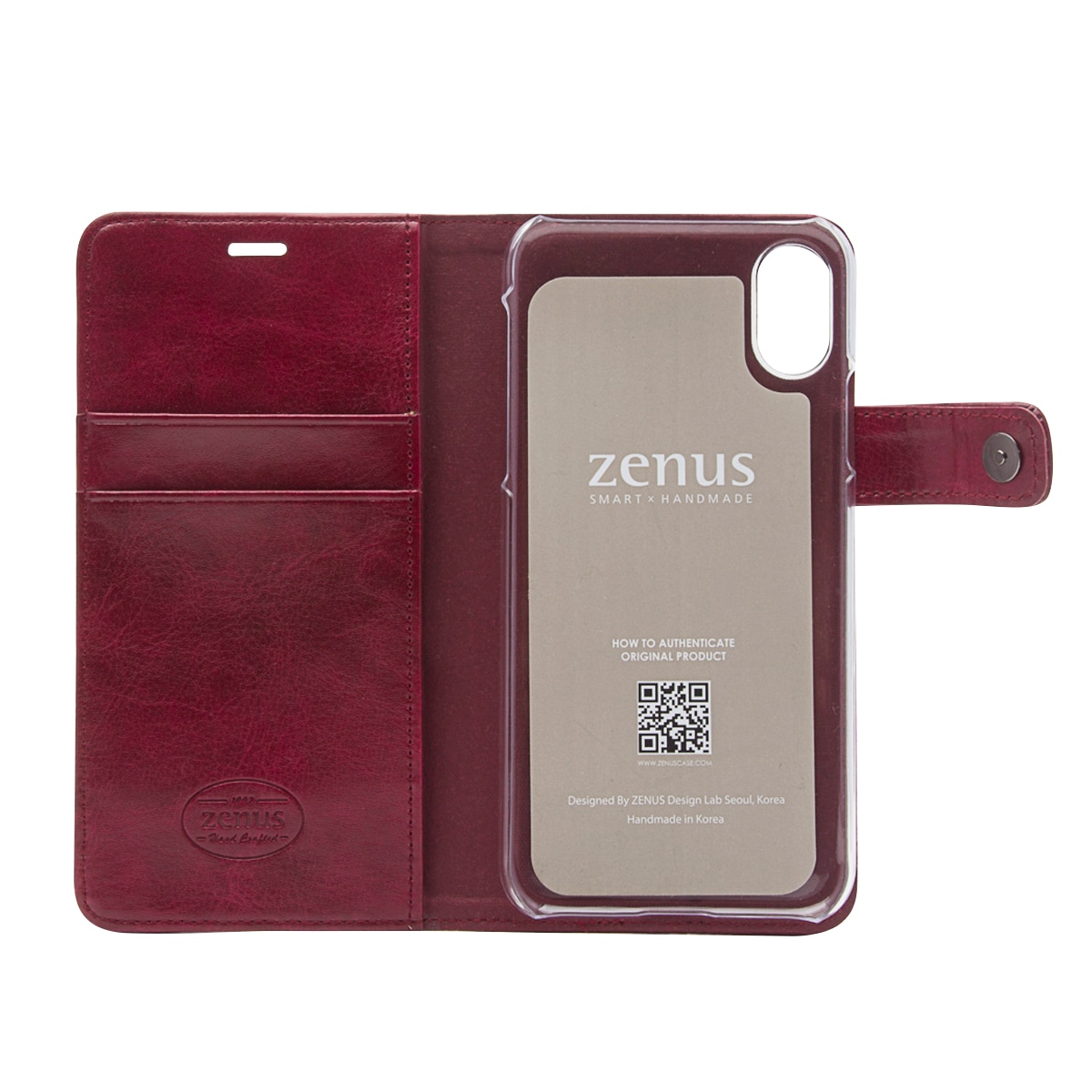 iPhone XS / X ケース ZENUS Lettering Diary 手帳型 （ゼヌス レタリングダイアリー）アイフォン カバー