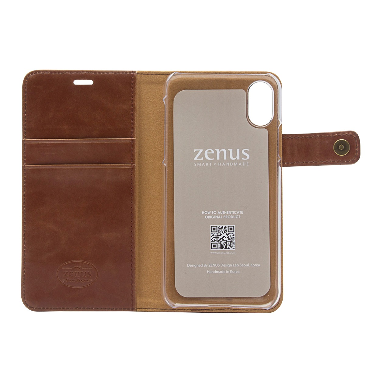 iPhone XS / X ケース ZENUS Lettering Diary 手帳型 （ゼヌス レタリングダイアリー）アイフォン カバー