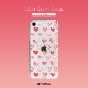 iPhone SE (第3世代 / 2022年) ケース カバー ソフト クリア バックカバー Dparks ハートパターン 【 iPhone SE (第2世代)、iPhone 8 / 7 】 背面カバー型 アイフォンケース