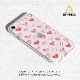 iPhone SE (第3世代 / 2022年) ケース カバー ソフト クリア バックカバー Dparks ハートパターン 【 iPhone SE (第2世代)、iPhone 8 / 7 】 背面カバー型 アイフォンケース