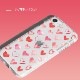 iPhone SE (第3世代 / 2022年) ケース カバー ソフト クリア バックカバー Dparks ハートパターン 【 iPhone SE (第2世代)、iPhone 8 / 7 】 背面カバー型 アイフォンケース