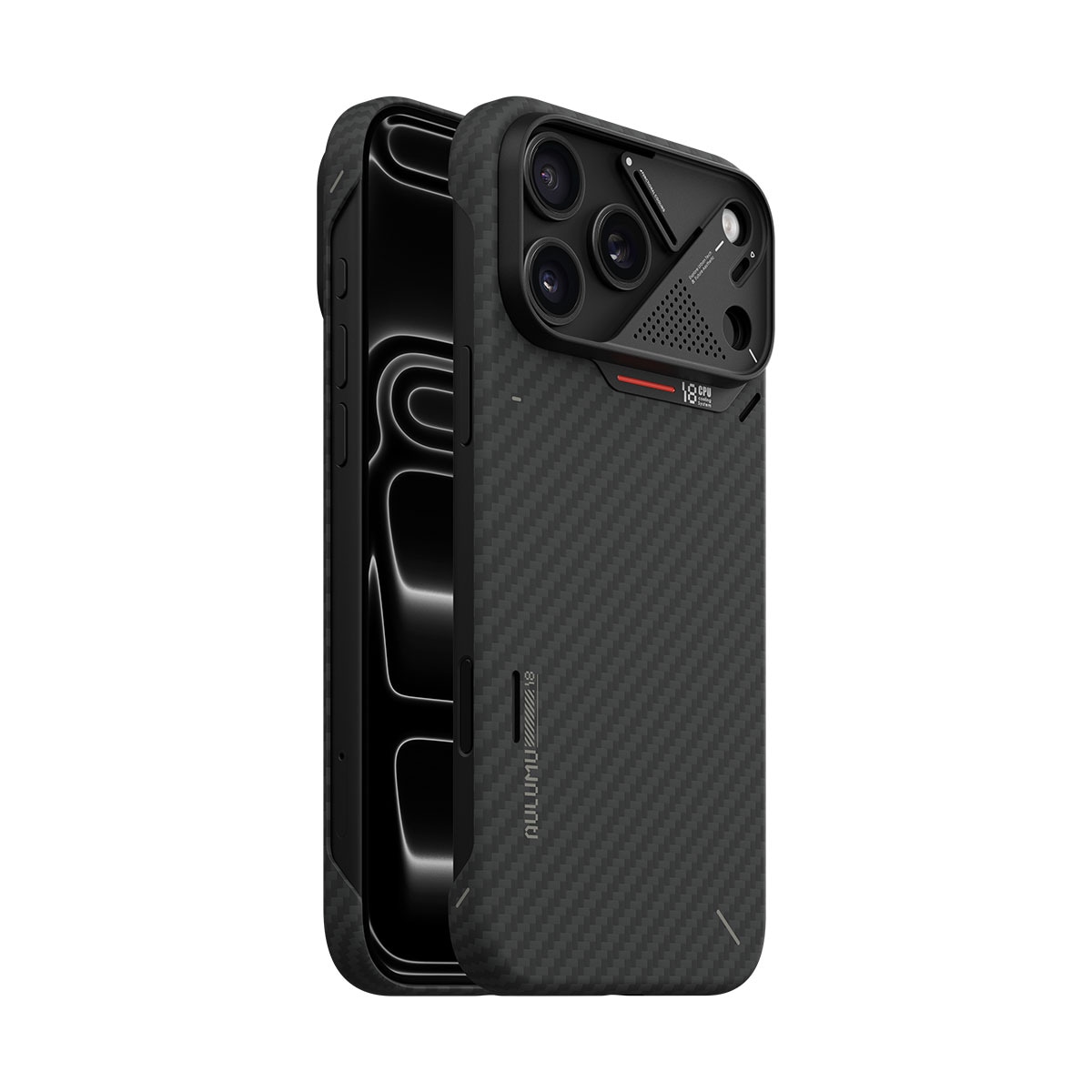 [ iPhone 18 Pro / iPhone 18 Pro Max 用] A18 アラミド繊維 MagSafe対応 ケース 1.2mm ウルトラスリム 背面カバー
