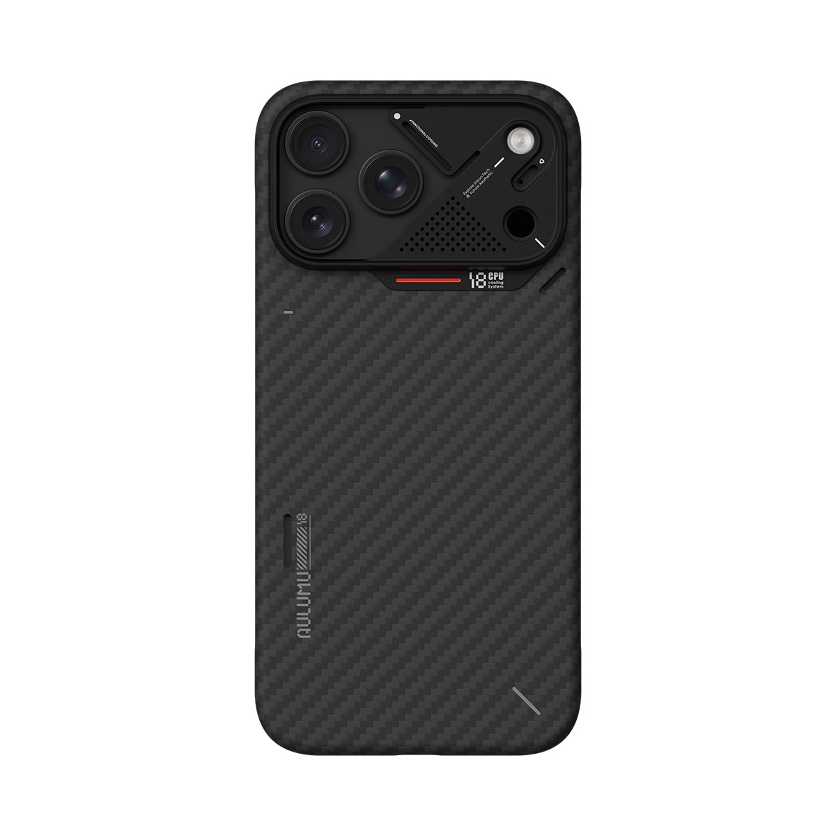 [ iPhone 18 Pro / iPhone 18 Pro Max 用] A18 アラミド繊維 MagSafe対応 ケース 1.2mm ウルトラスリム 背面カバー