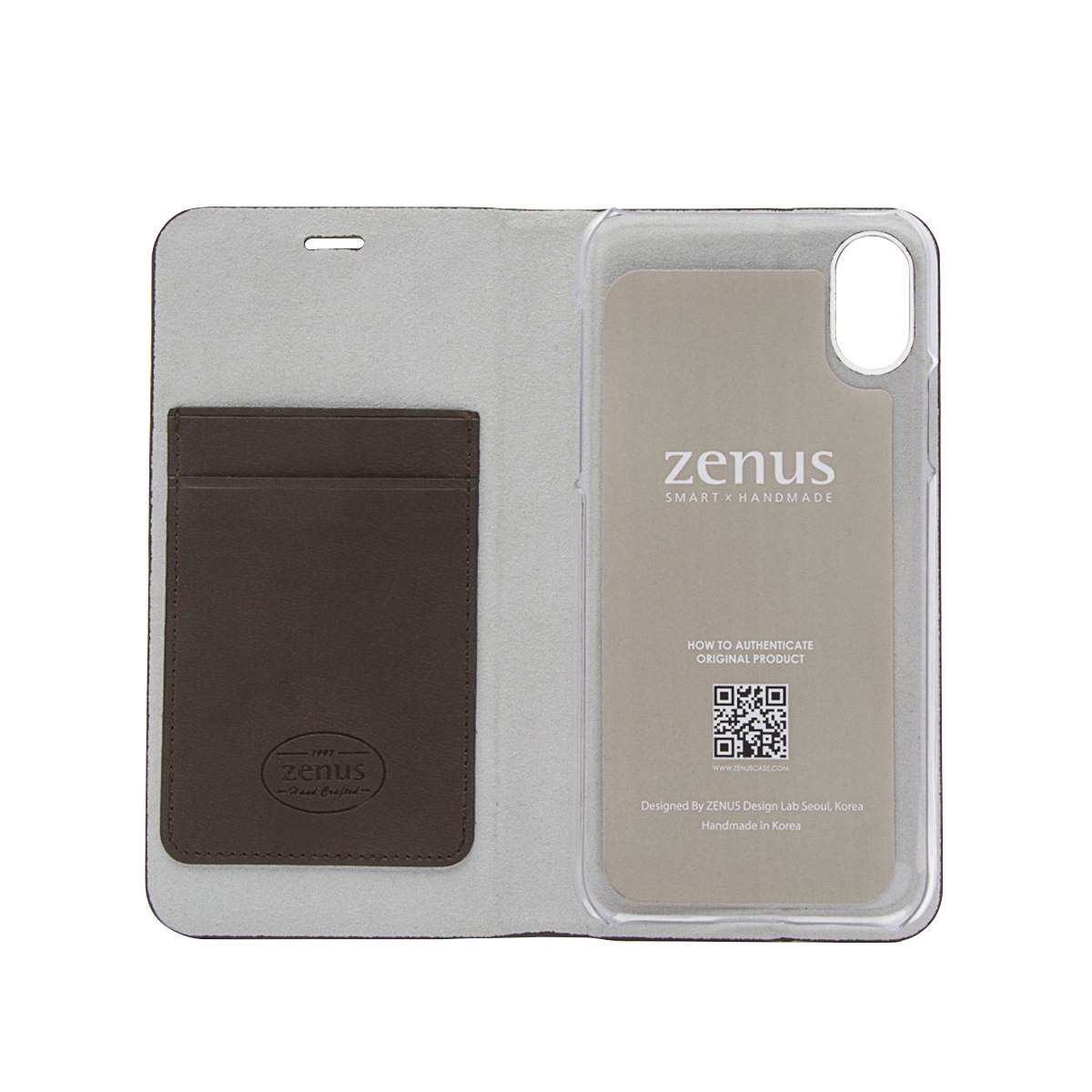 iPhone XS / X ケース ZENUS Buffalo Diary 手帳型 （ゼヌス バッファローダイアリー）アイフォン カバー