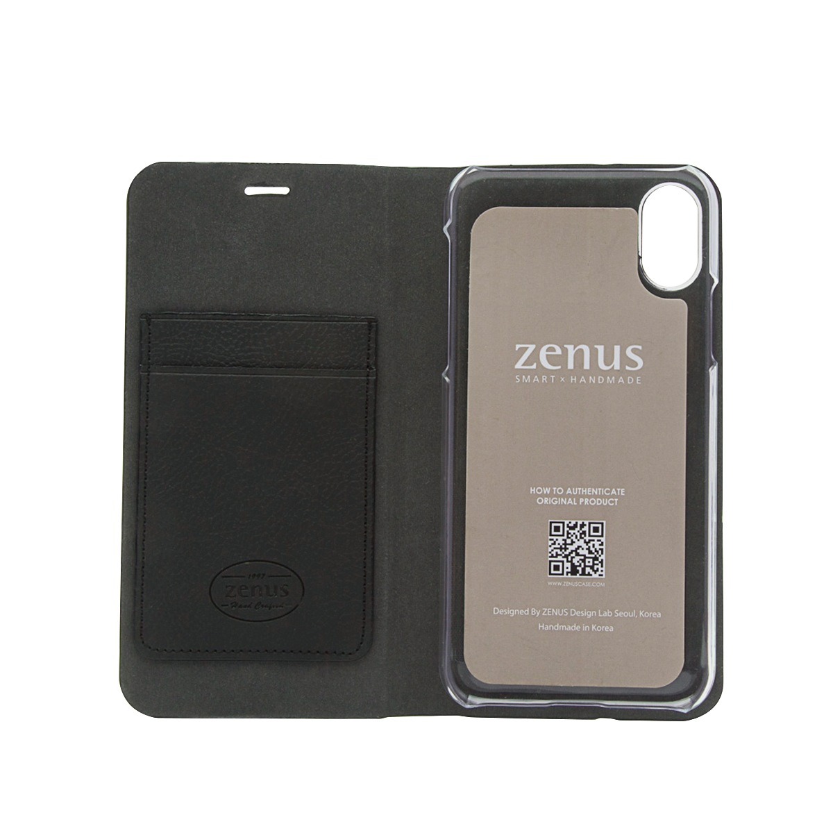 iPhone XS / X ケース ZENUS Buffalo Diary 手帳型 （ゼヌス バッファローダイアリー）アイフォン カバー