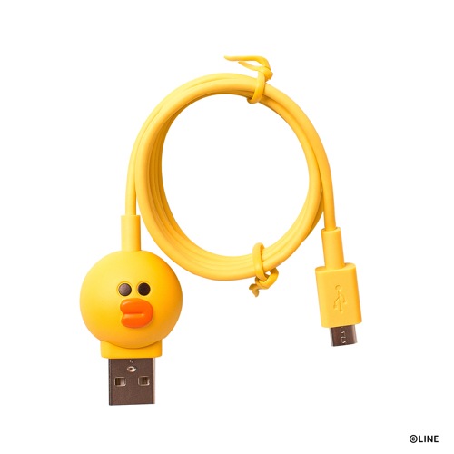 マイクロ USB ケーブル LINE FRIENDS 充電 データ転送 対応 ラインフレンズ 1m Micro USB 「LINE FRIENDS公式ライセンス商品」