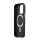 [iPhone 16 Pro / 16 Pro Max 用] PELLIS MagSafe対応 レザーケース カーボン風