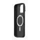 [iPhone 16 Pro / 16 Pro Max 用] PELLIS MagSafe対応 レザーケース カーボン風