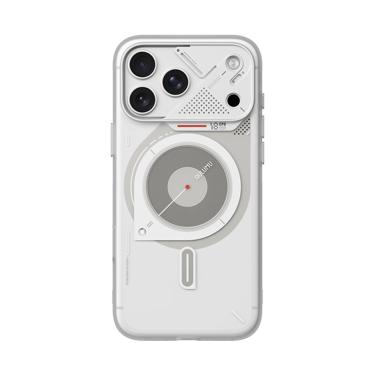 [ iPhone 18 Pro / iPhone 18 Pro Max 用] A18 フロスト MagSafe対応 半透明 背面カバー アルミ合金製レンズ保護フレーム
