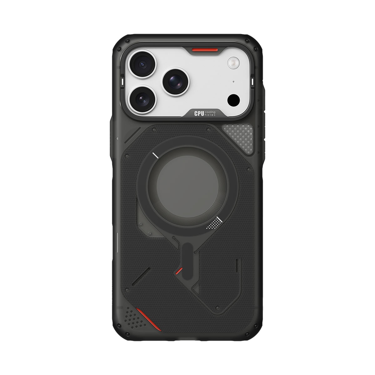 [ iPhone 18 Pro / iPhone 18 Pro Max 用] A18 アウトドア MagSafe対応 半透明 背面カバー レンズ保護エッジ 耐衝撃設計ケース