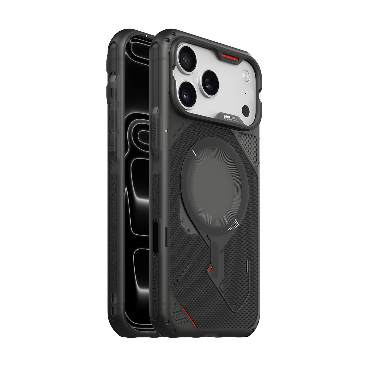 [ iPhone 18 Pro / iPhone 18 Pro Max 用] A18 アウトドア MagSafe対応 半透明 背面カバー レンズ保護エッジ 耐衝撃設計ケース