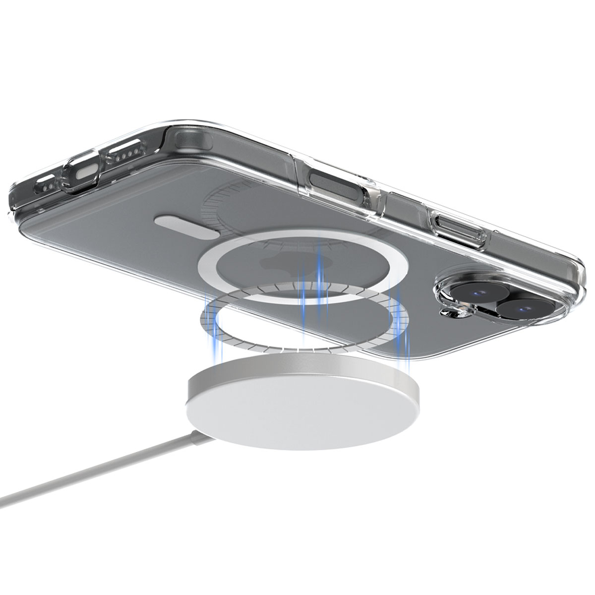 [ iPhone 17 / iPhone Air / 17 Pro / 17 Pro Max 用] 米軍MIL規格 MagSafe対応 DUPLE M ハイブリッド 透明カバー